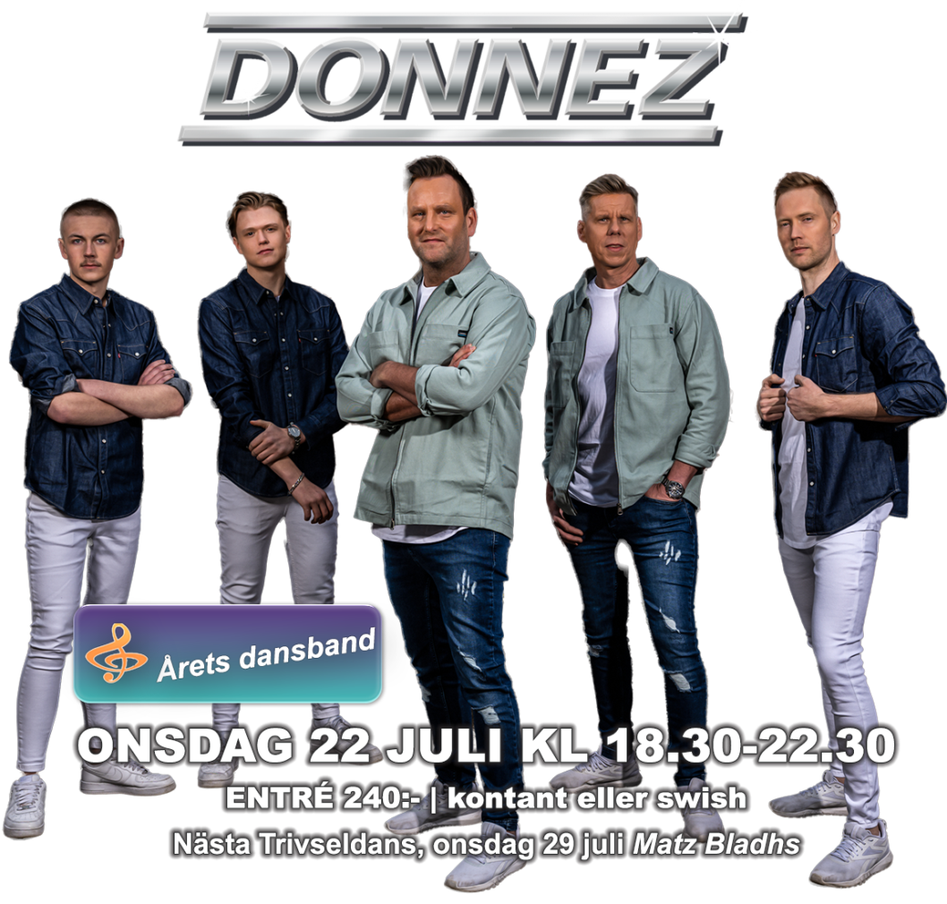 22 juli trivseldans till Donnez!